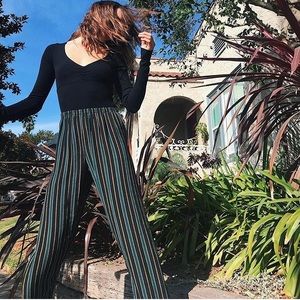 Brandy Melville Striped flowy Pants